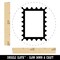 Postage Stamp Border Self-Inking Rubber Stamp for Stamping Crafting Planners